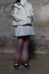 SWAYING/KNIT Flared Pants SW212XZ47 Purple Gradient PS26